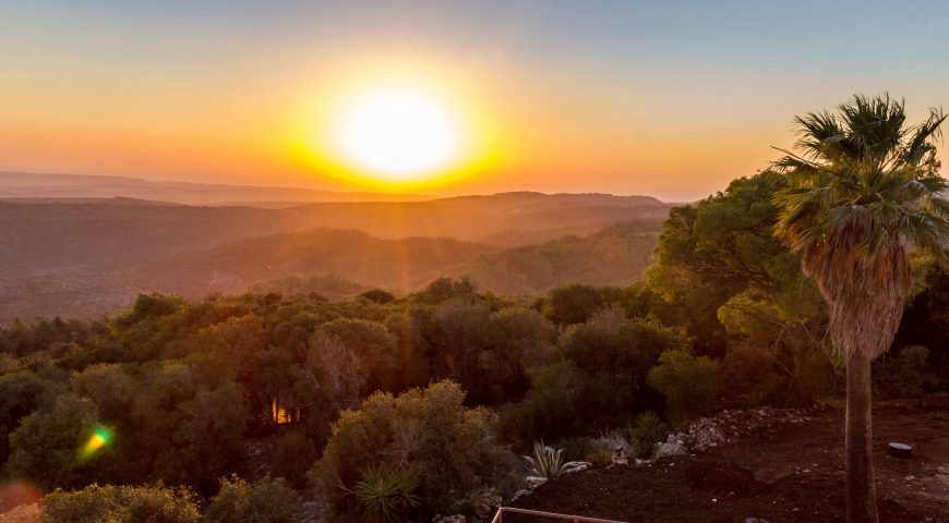 Sunset over Jezreel Valley